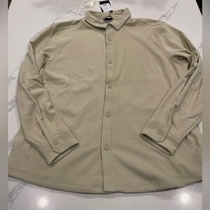 Quiksilver Men's Beige Shirt Jacket
